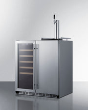 Summit | 30" Wide Built-In Indoor/Outdoor Combination Wine Cellar/Kegerator (SWBC3041)    - Toronto Brewing