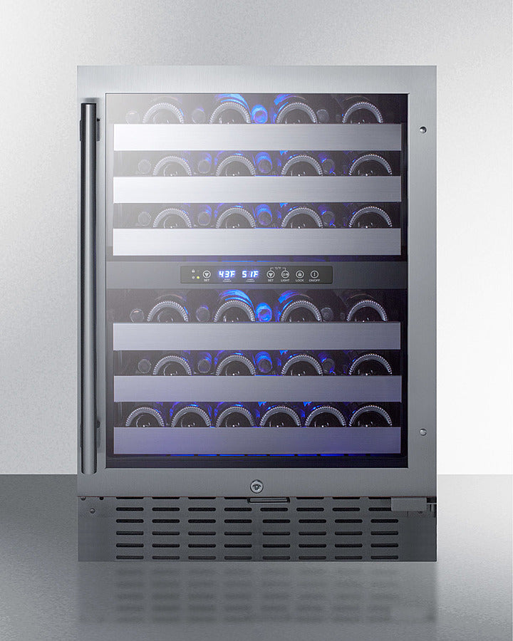 Summit | 24" Wide Built-In Dual Zone Commercial Wine Cellar (SWC532BLBIST)    - Toronto Brewing