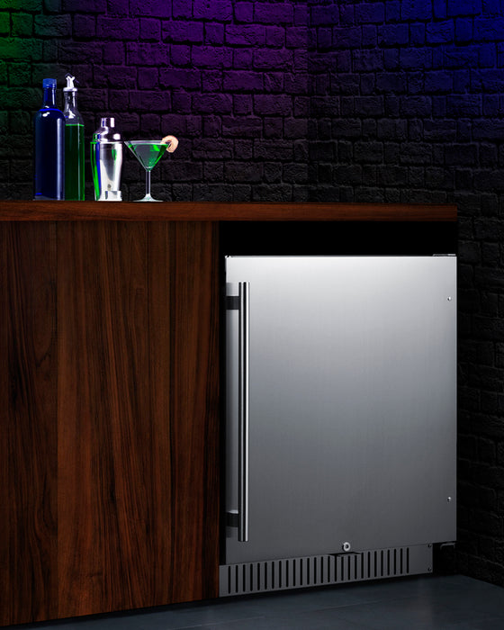 Summit | 27" Wide Built-In Outdoor All-Refrigerator, ADA Compliant (FF27BSSADA)    - Toronto Brewing