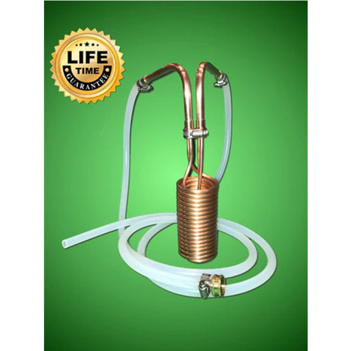 JaDeD | Lil' Pillar™ Copper Immersion Chiller No Stand   - Toronto Brewing