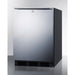 Summit | 24" Wide All-Refrigerator, ADA Compliant (FF7LBLKCSSADA) Black Cabinet and Horizontal Handle (FF7LBLKBISSHHADA)   - Toronto Brewing