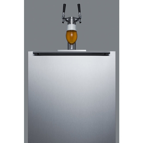 Summit | 5.5 cu. ft. Dual Tap Built-In Kegerator - ADA Compliant (SBC58BLBIADA)    - Toronto Brewing