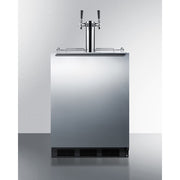 Summit | 5.5 cu. ft. Dual Tap Built-In Kegerator - ADA Compliant (SBC58BLBIADA)    - Toronto Brewing