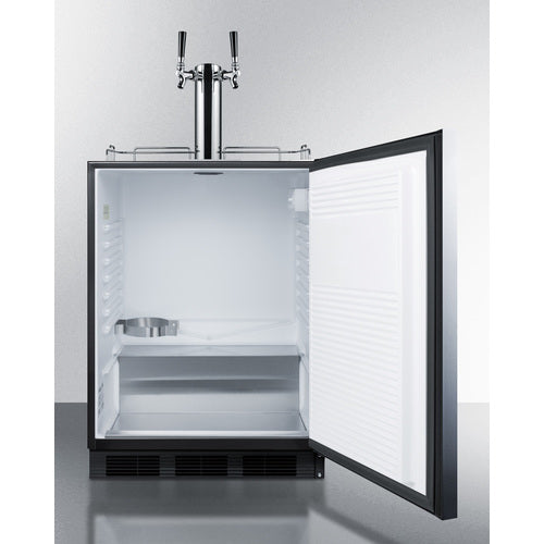 Summit | 5.5 cu. ft. Dual Tap Built-In Kegerator - ADA Compliant (SBC58BLBIADA)    - Toronto Brewing