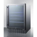 Summit | 24" Wide Built-In Beverage Cooler With Stainless Trim (SCR2466B) Stainless (SCR2466BCSS)   - Toronto Brewing