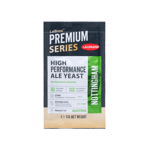 LalBrew | Nottingham High Performance Ale Yeast (11 g)    - Toronto Brewing