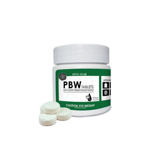 Five Star PBW - Powdered Brewery Wash Tablets 12 Tablets   - Toronto Brewing