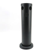 Triple Tap Beer Tower - Black Phantom With SS Stealth Bomber NukaTap Faucets    - Toronto Brewing