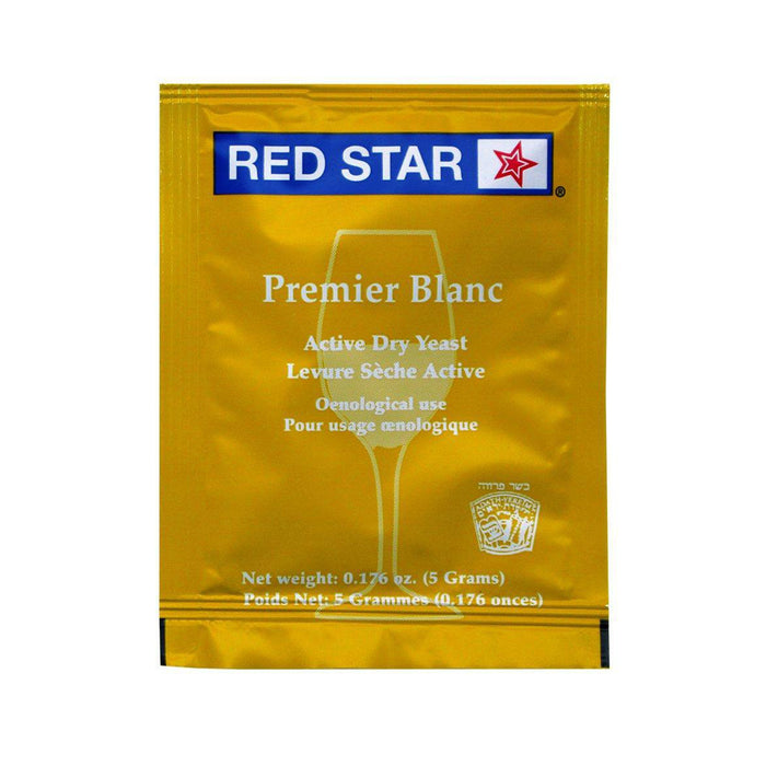 Red Star | Premier Blanc (Champagne) Dry Wine Yeast (5 g) 1 Pack   - Toronto Brewing