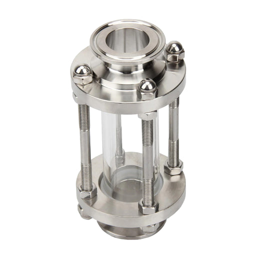 Inline Sight Glass - 1.5" Stainless Steel Tri-Clamp Fitting    - Toronto Brewing