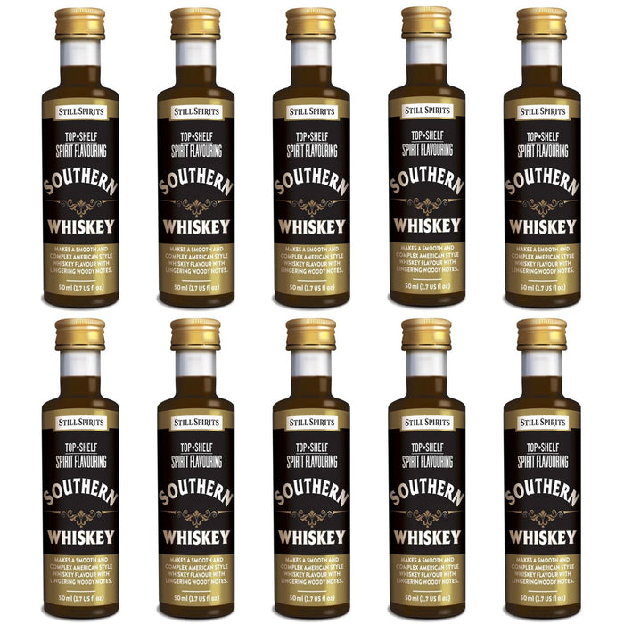 Still Spirits Top Shelf Southern Whiskey Essence (50 ml) - 10 PACK    - Toronto Brewing