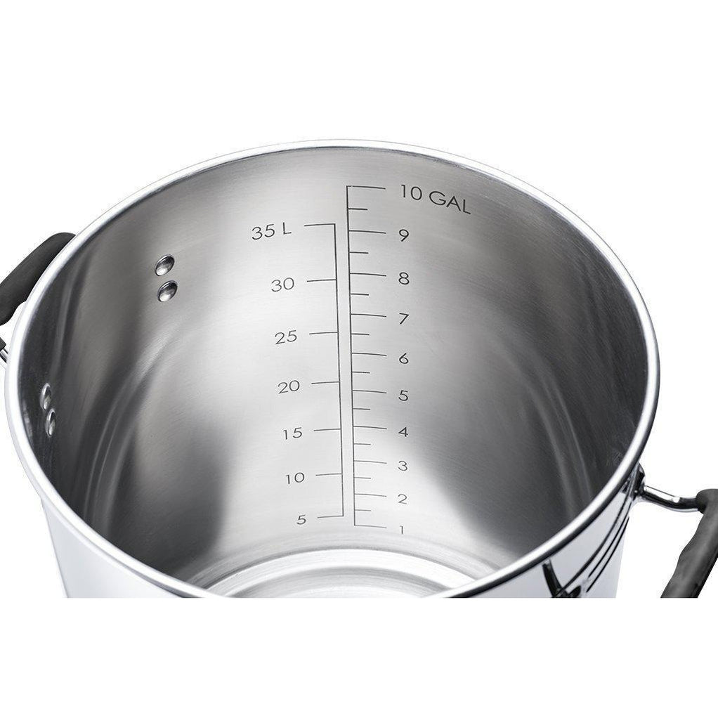 Home Spike Brewing 10 Gallon OG Stainless Steel Brew Kettle Tri