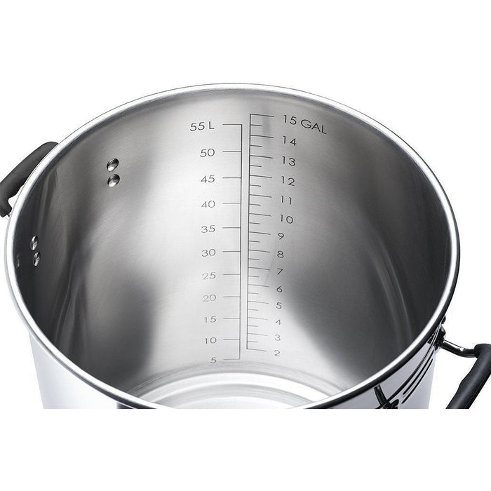 Spike Brewing | 15 Gallon OG Stainless Steel Brew Kettle - Tri-Clamp (with Hardware)    - Toronto Brewing