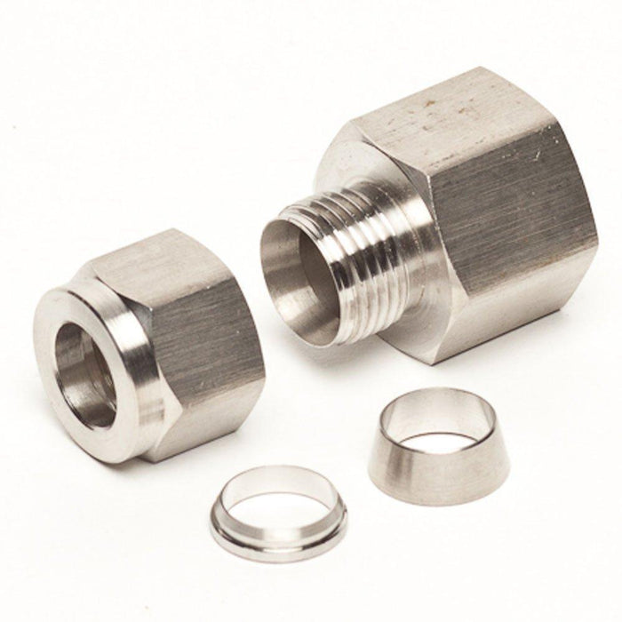 Stainless Steel 1/2" Female Compression Fitting    - Toronto Brewing
