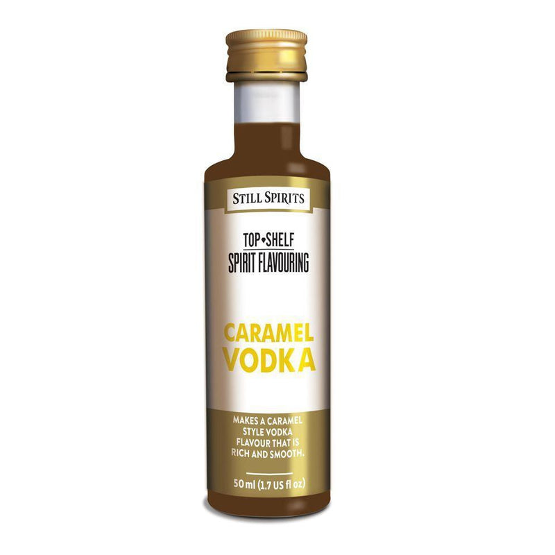 Still Spirits Top Shelf Caramel Vodka Essence (50 ml)    - Toronto Brewing