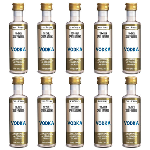 Still Spirits Top Shelf Vodka Essence (50 ml) - 10 PACK    - Toronto Brewing