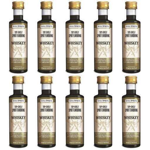 Still Spirits Top Shelf Whiskey Essence (50 ml) - 10 PACK    - Toronto Brewing