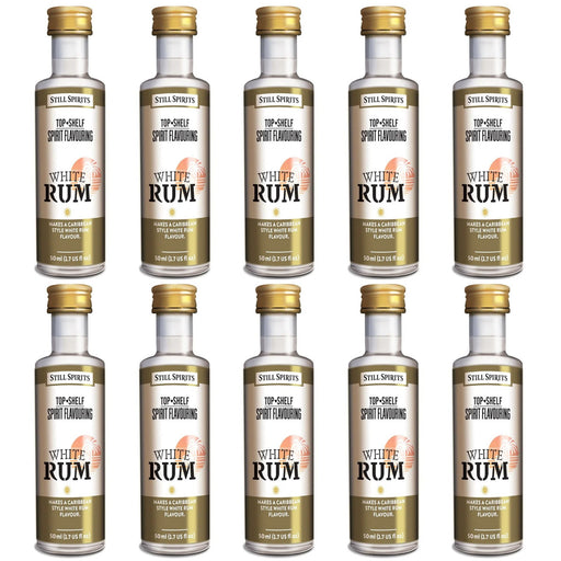 Still Spirits Top Shelf White Rum Essence (50 ml) - 10 PACK    - Toronto Brewing
